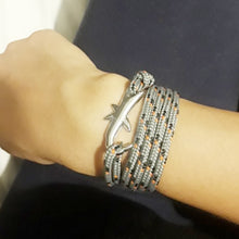 Load image into Gallery viewer, save_the_ocean_jewelry_jewellry_australia_uk_canada_helping_save_sea_life_animals_help_oceans_creatures_sea_turtles_sharks_whales_turtle_tracker_bracelet_dolphin_dolphins_whale_shark_wave_ring_anklets_bracelets_necklace_earrings_anklets,choker_rings_tshirt_caps_apparel_seashell_shell_charity_conservation_beach_life_helping_seas_oceans_planet_coral_reefs_wildlife