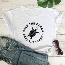 Load image into Gallery viewer, save_the_ocean_jewelry_jewellry_australia_uk_canada_helping_save_sea_life_animals_help_oceans_creatures_sea_turtles_sharks_whales_turtle_tracker_bracelet_dolphin_dolphins_whale_shark_wave_ring_anklets_bracelets_necklace_earrings_anklets,choker_rings_tshirt_caps_apparel_seashell_shell_charity_conservation_beach_life_helping_seas_oceans_planet_coral_reefs_wildlife