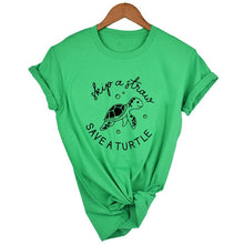 Load image into Gallery viewer, save_the_ocean_jewelry_jewellry_australia_uk_canada_helping_save_sea_life_animals_help_oceans_creatures_sea_turtles_sharks_whales_turtle_tracker_bracelet_dolphin_dolphins_whale_shark_wave_ring_anklets_bracelets_necklace_earrings_anklets,choker_rings_tshirt_caps_apparel_seashell_shell_charity_conservation_beach_life_helping_seas_oceans_planet_coral_reefs_wildlife