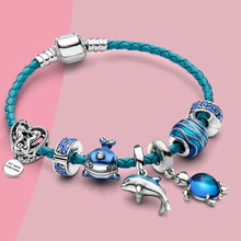 Load image into Gallery viewer, save_the_ocean_jewelry_jewellry_australia_uk_canada_helping_save_sea_life_animals_help_oceans_creatures_sea_turtles_sharks_whales_turtle_tracker_bracelet_dolphin_dolphins_whale_shark_wave_ring_anklets_bracelets_necklace_earrings_anklets,choker_rings_tshirt_caps_apparel_seashell_shell_charity_conservation_beach_life_helping_seas_oceans_planet_coral_reefs_wildlife