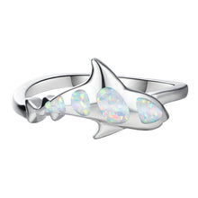 Load image into Gallery viewer, save_the_ocean_jewelry_jewellry_australia_uk_canada_helping_save_sea_life_animals_help_oceans_creatures_sea_turtles_sharks_whales_turtle_tracker_bracelet_dolphin_dolphins_whale_shark_wave_ring_anklets_bracelets_necklace_earrings_anklets,choker_rings_tshirt_caps_apparel_seashell_shell_charity_conservation_beach_life_helping_seas_oceans_planet_coral_reefs_wildlife
