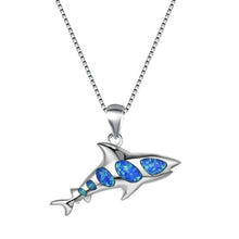 Load image into Gallery viewer, Save the Sharks Necklace